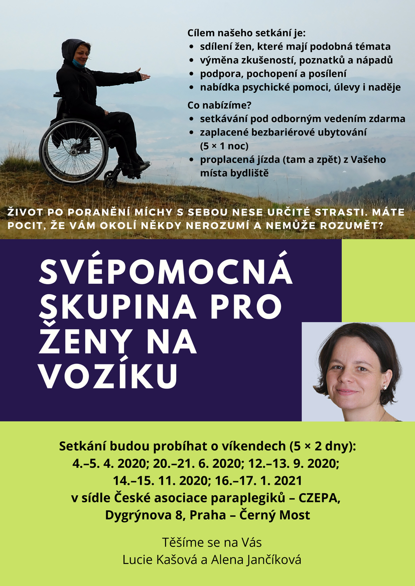 Svépomocná skupina pro ženy na vozíku