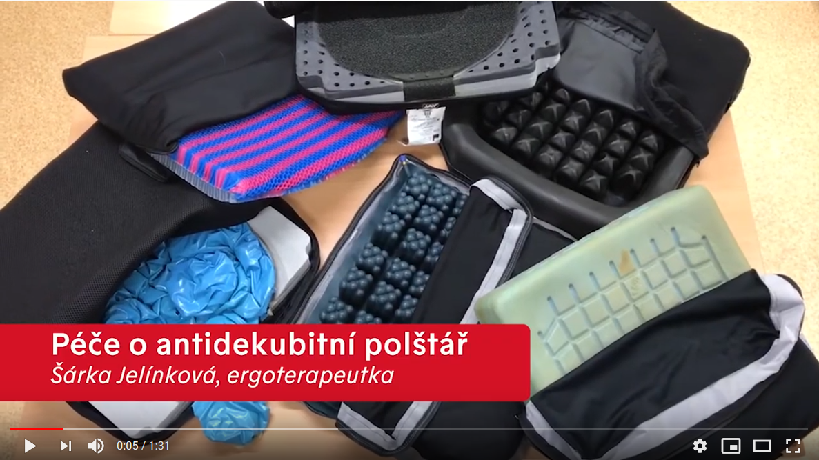 Péče o antidekubitní polštář