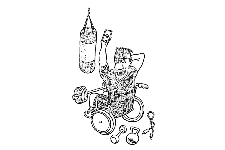 Venkovní posilovna pro vozíčkáře