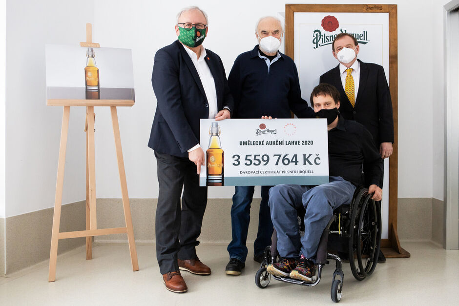 Výtěžek charitativních akcí Pilsner Urquell