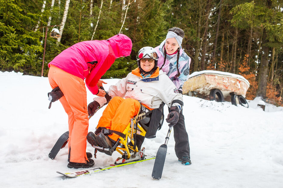 Lyžování s Centrem Paraple