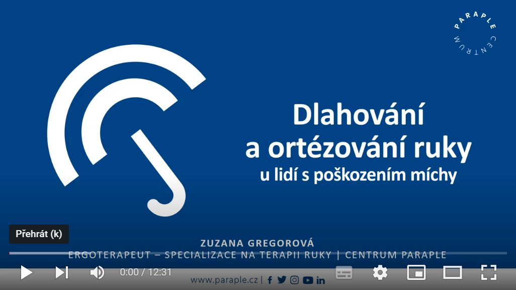 Dlahování a ortézování ruky