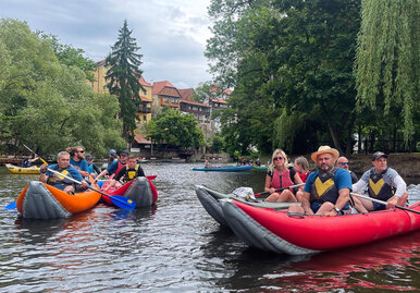 Tematický pobyt Splouvání Vltavy: Plujeme dál i přes jezy i limity